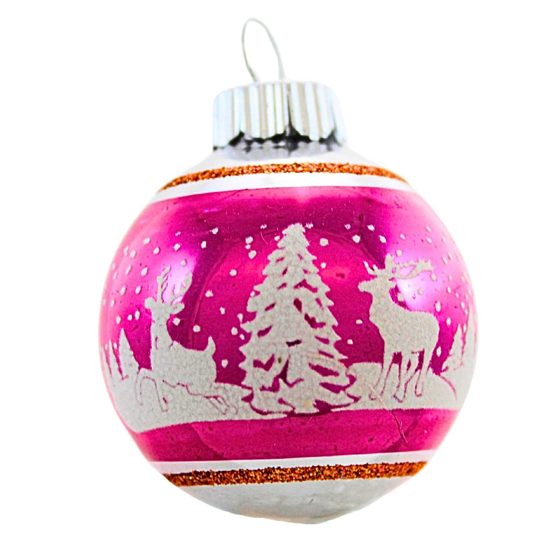 Christopher Radko Company Vintage Flocked Ornament Set - - SBKGifts.com