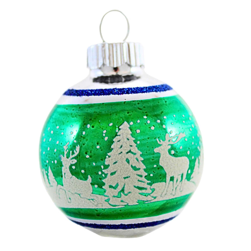 Christopher Radko Company Vintage Flocked Ornament Set - - SBKGifts.com