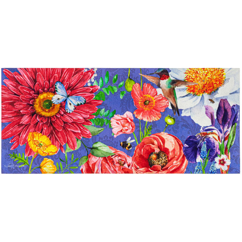 (61610) Evergreen English Garden Florals Mat, 9.75 Inch, Sassafras Switch Butterfly 432124