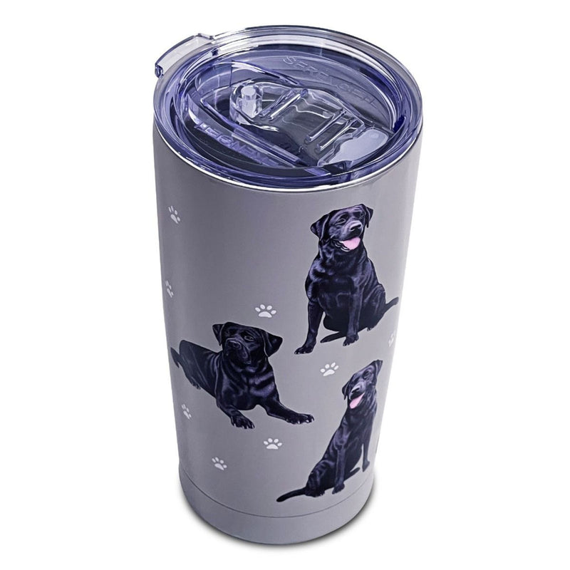 E & S Imports Labrador, Black Serengeti Tumbler - - SBKGifts.com