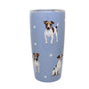 (61620) E & S Imports Jack Russell Terrier Serengeti Tumbler, 7.00 Inch, Hot Or Cold Beverages 11517A