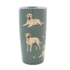 (61622) E & S Imports Labrador Yellow Serengeti Tumbler, 7.00 Inch, Hot Or Cold Beverages 11520A