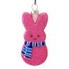 (61623) Kat + Annie Fuchsia Glittered Peep's Rabbit, 4.00 Inch, Ornament Bunny Spring 84324