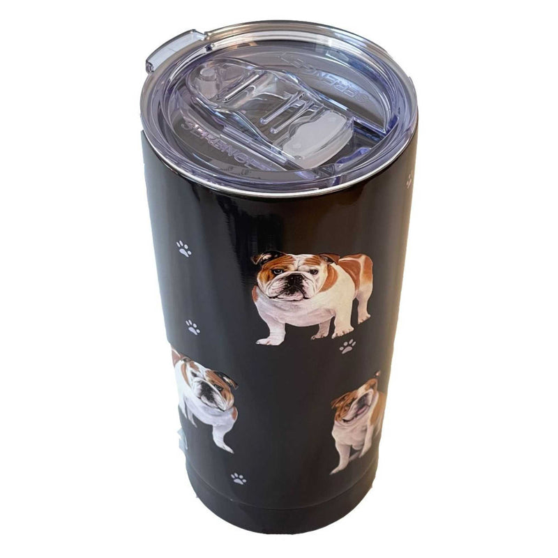 E & S Imports Bulldog Serengeti Tumbler - - SBKGifts.com