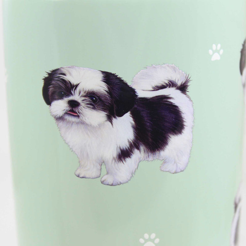 E & S Imports Shih Tzu Black & White Serengeti Tumbler - - SBKGifts.com