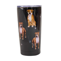 (61646) E & S Imports Pitt Bull Serengeti Tumbler, 7.00 Inch, Hot Or Cold Beverages 11526