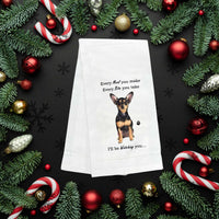 E & S Imports Black Chihuahua Kitchen Towel - - SBKGifts.com