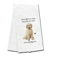 (61747) E & S Imports Goldendoodle Kitchen Towel, 26.00 Inch, Dog Puppy Paw 711134