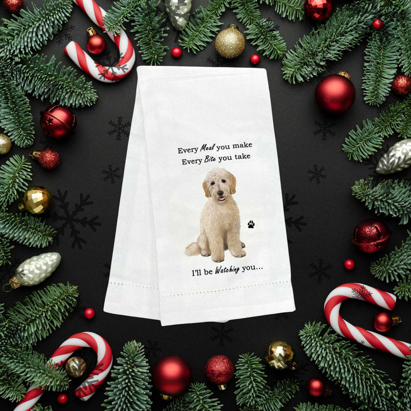 E & S Imports Goldendoodle Kitchen Towel - - SBKGifts.com