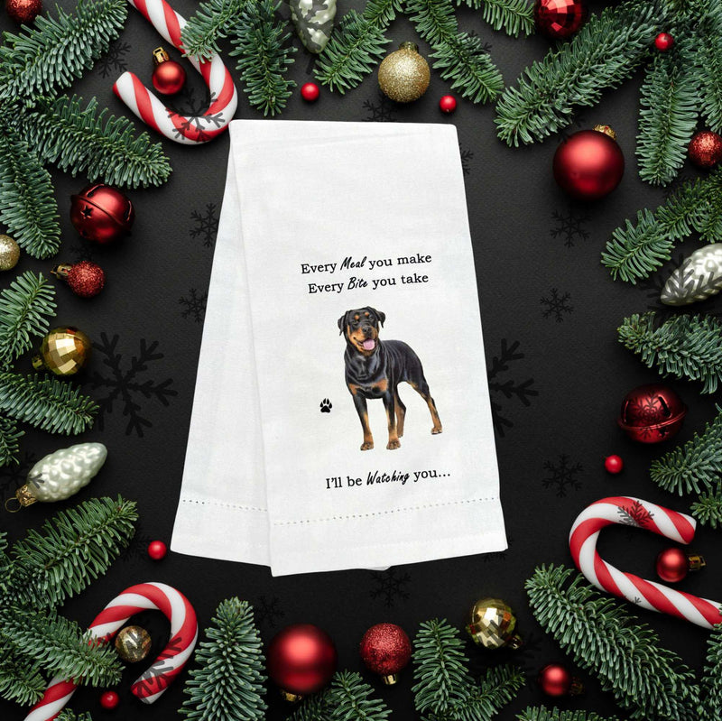 E & S Imports Rottweiler Kitchen Towel - - SBKGifts.com