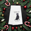 E & S Imports Black Labrador Kitchen Towel - - SBKGifts.com