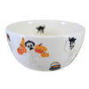 (61810) Tag Dancing Skeleton Bowl, 2.25 Inch, Pumpkins Black Cat Crow G17451