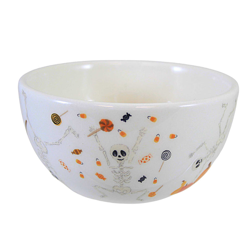 Tag Dancing Skeleton Bowl - - SBKGifts.com