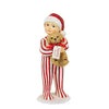 (61816) Bethany Lowe Landon's Christmas Puppy Surprise, 5.00 Inch, Santa Hat Dog Td1155