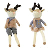 (61864) Ganz Reindeer Shelf Sitter Set, 21.00 Inch, Boy Girl Antlers Mx187915