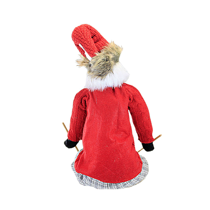 Ganz Santa Skiing Shelf Sitter - - SBKGifts.com