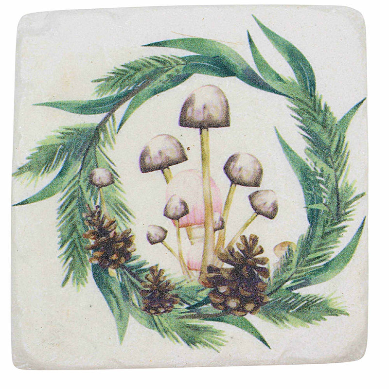 Ganz Mushroom Pine Coasters - - SBKGifts.com