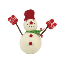 (61887) Ganz Snowman With Knitted Gloves, 8.00 Inch, Knitted Gloves Mx189864