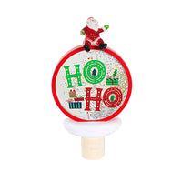 (61927) Ganz Ho Ho Santa Nightlight, 7.50 Inch, Electric Plug-In Mx190267