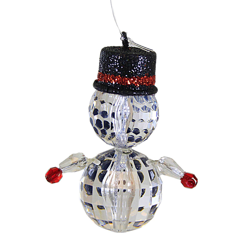 Crystal Expressions Snowman Acrylic Ornament - - SBKGifts.com