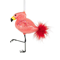 Craftoutlet.Com Pink Flamingo W/Red Feathered Tail - - SBKGifts.com