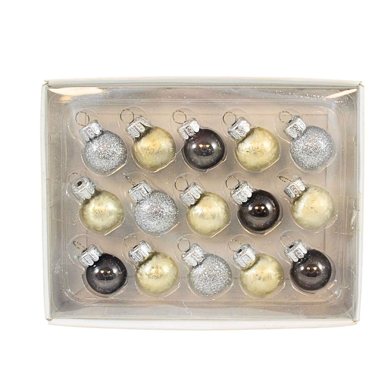 Craftoutlet.Com Mini Glass Ball Ornament Set - - SBKGifts.com