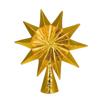 (62113) Cody Foster Yesteryear Tree Topper Gold, 7.50 Inch, 10 Pointed Star Cd1938g