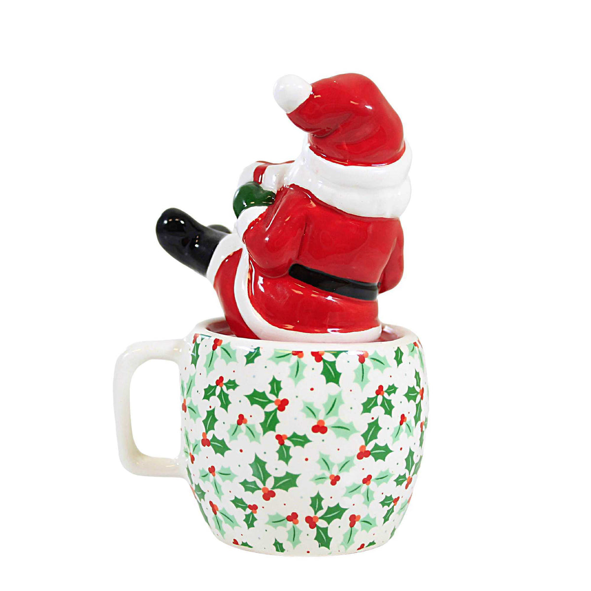 Ganz Santa On Cup Salt & Pepper Set - - SBKGifts.com