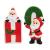 (62163) Ganz Holiday Santa Salt & Pepper Shaker Set, 4.00 Inch, Ho Ho Holiday Jolly Mx190394