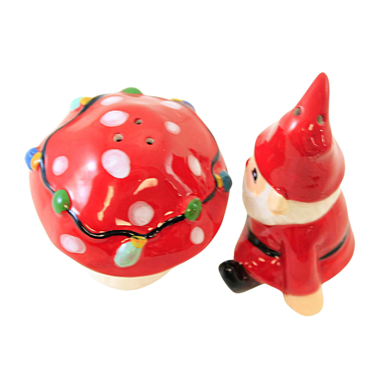 Ganz Gnome Mushroom Salt & Pepper Set - - SBKGifts.com