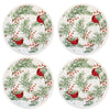 (62165) Ganz Cardinal Snack Plates,  Inch, Dessert Salad Appetizer Mx181401