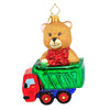 (62217) Christopher Radko Company From The Toy Chest, 4.75 Inch, Dump Truck Teddy Bear 1020459