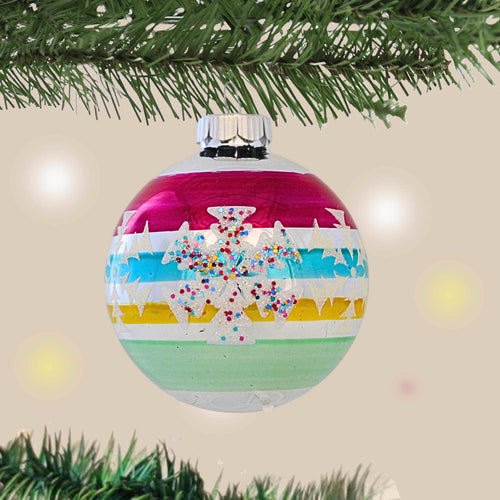 Christopher Radko Company Striped Ball Ornament - - SBKGifts.com