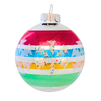 Christopher Radko Company Striped Ball Ornament - - SBKGifts.com