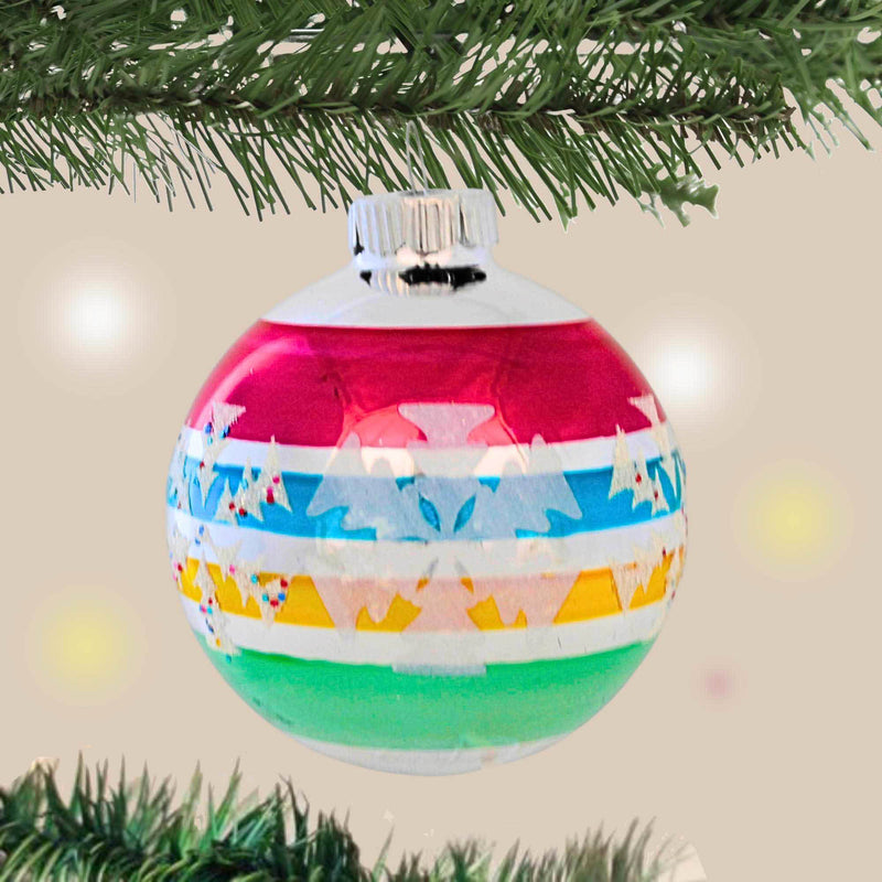 Christopher Radko Company Striped Ball Ornament - - SBKGifts.com