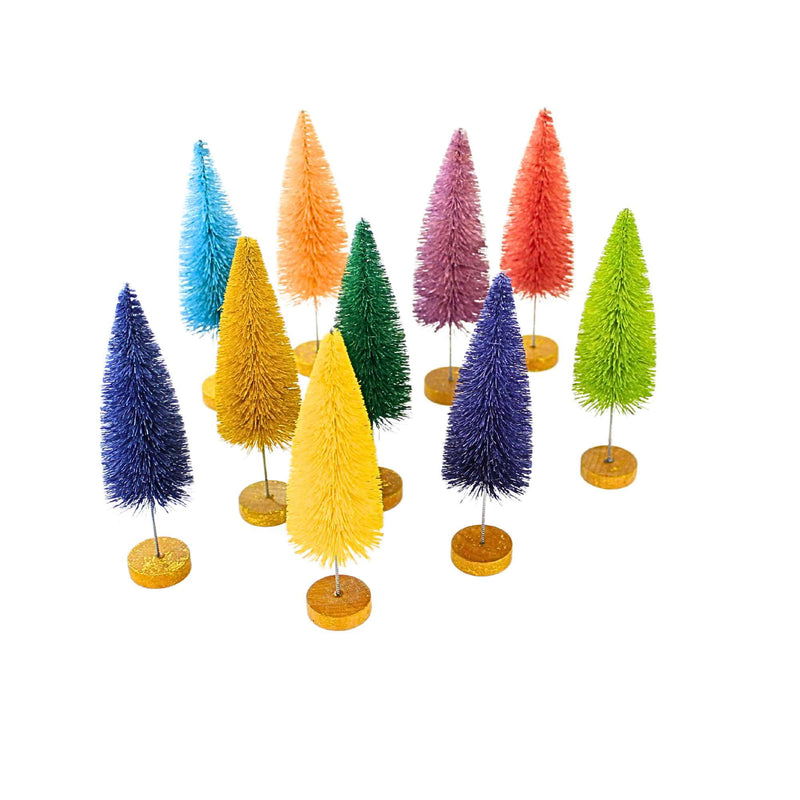 Cody Foster Bottle Brush Trees Box Set/10 - - SBKGifts.com