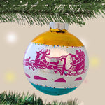 Christopher Radko Company Santa Sleigh Reindeer Ornament - - SBKGifts.com