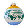 (62281) Christopher Radko Company Jingle Bells Ornament, 3.25 Inch, Shiny Brite Vintage Inspired 3.25Insbw