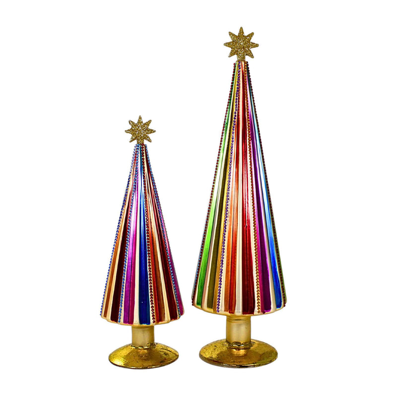 Cody Foster Narrow Spectrum Rainbow Trees Set / 3 - - SBKGifts.com