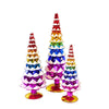 (62301) Cody Foster Rainbow Gradient Trees  Set / 3, 16.00 Inch, Decor Decorate Mantle Cd1809r