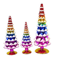 Cody Foster Rainbow Gradient Trees  Set / 3 - - SBKGifts.com