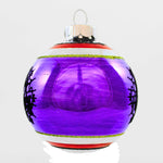 Christopher Radko Company Halloween Flocked Ball Ornament - - SBKGifts.com