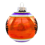 Christopher Radko Company Halloween Flocked Ball Ornament - - SBKGifts.com