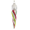 (62309) Christopher Radko Company Holiday Splendor Icicle Ornament, 6.00 Inch, Shiny Brite Vintage Inspired Hs4027842