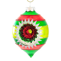 (62310) Christopher Radko Company Holiday Splendor Reflector Ornament, 4.00 Inch, Shiny Brite Vintage Inspired Hs4027842