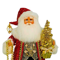 Karen Didion Lighted Traditional Elegance Santa - - SBKGifts.com