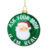 (62326) Cody Foster Winking Santa Ornament, 3.25 Inch, Disc Ask Mom Real Go8800