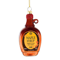 (62328) Cody Foster Maple Syrup Bottle, 4.00 Inch, Ornament Pancakes Breakfast Vermont Go9098