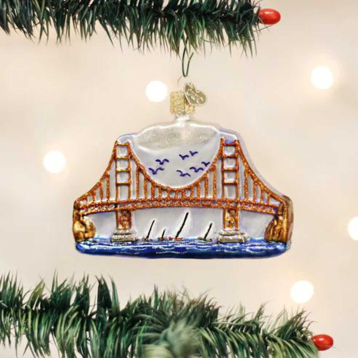 Old World Christmas Golden Gate Bridge - - SBKGifts.com