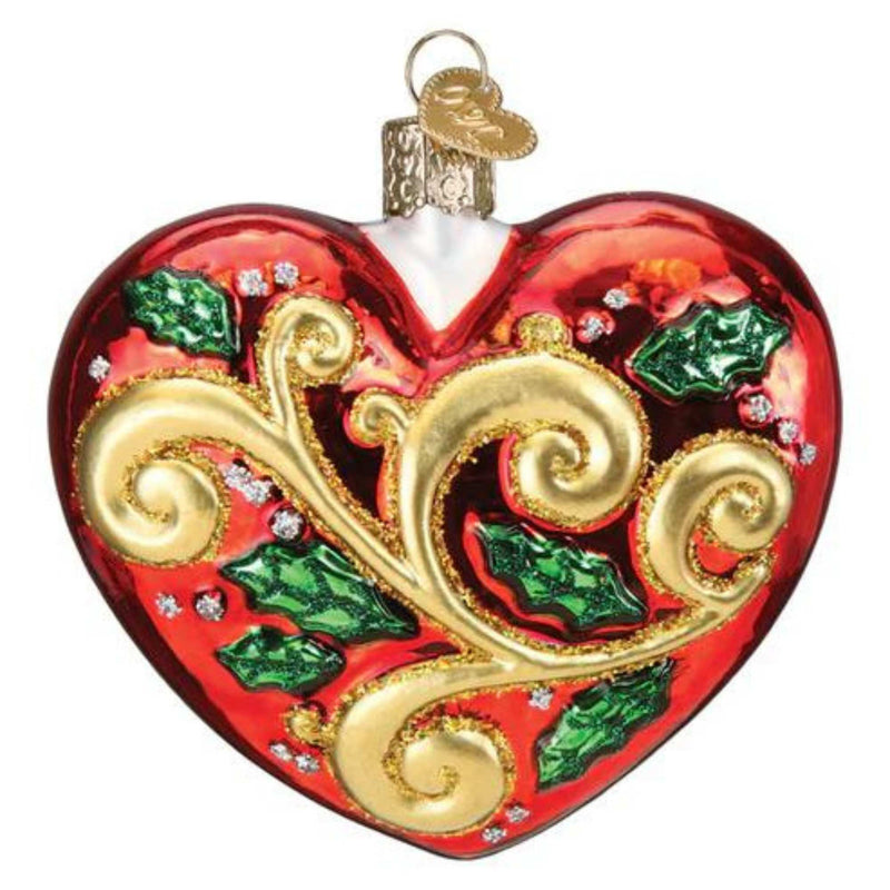 Old World Christmas 2024 First Christmas Heart - - SBKGifts.com